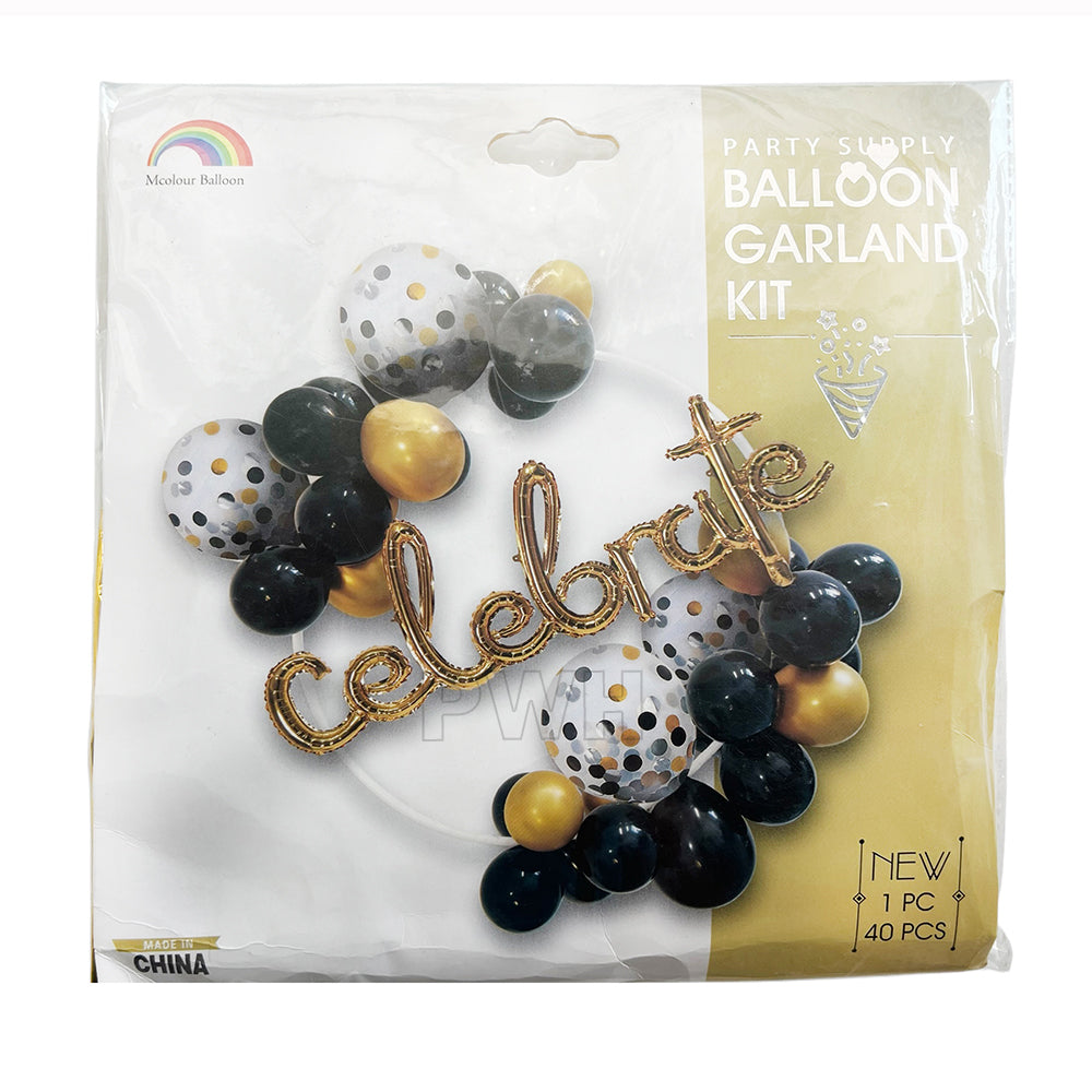 40 Pcs Celebrate Hoop Decor set