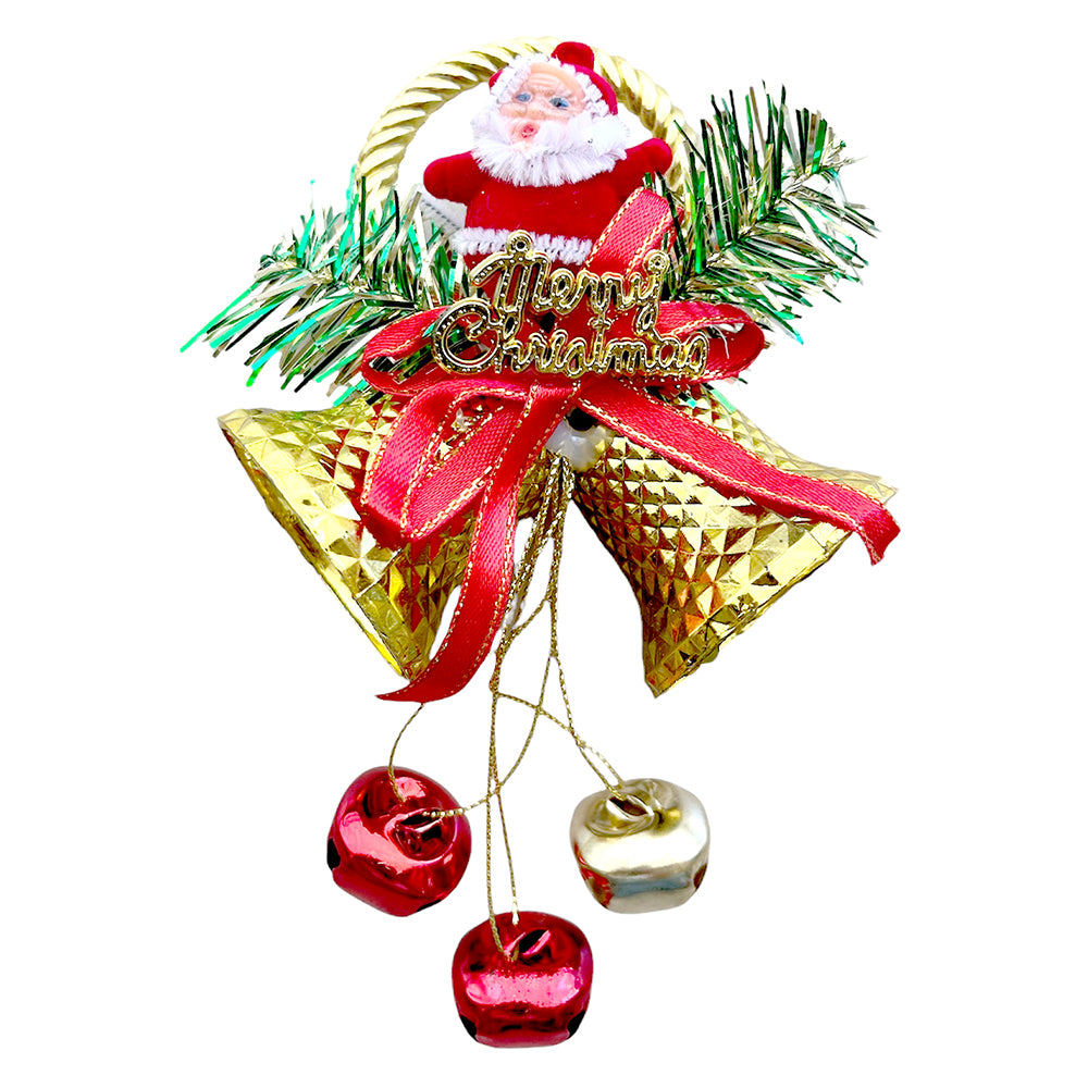 Christmas Bells Hanging Decoration for Tree Doors - Assorted Designs - Party wholesale hub
