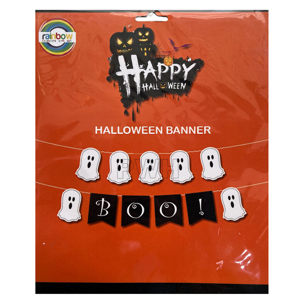 Halloween Boo Ghost Banner