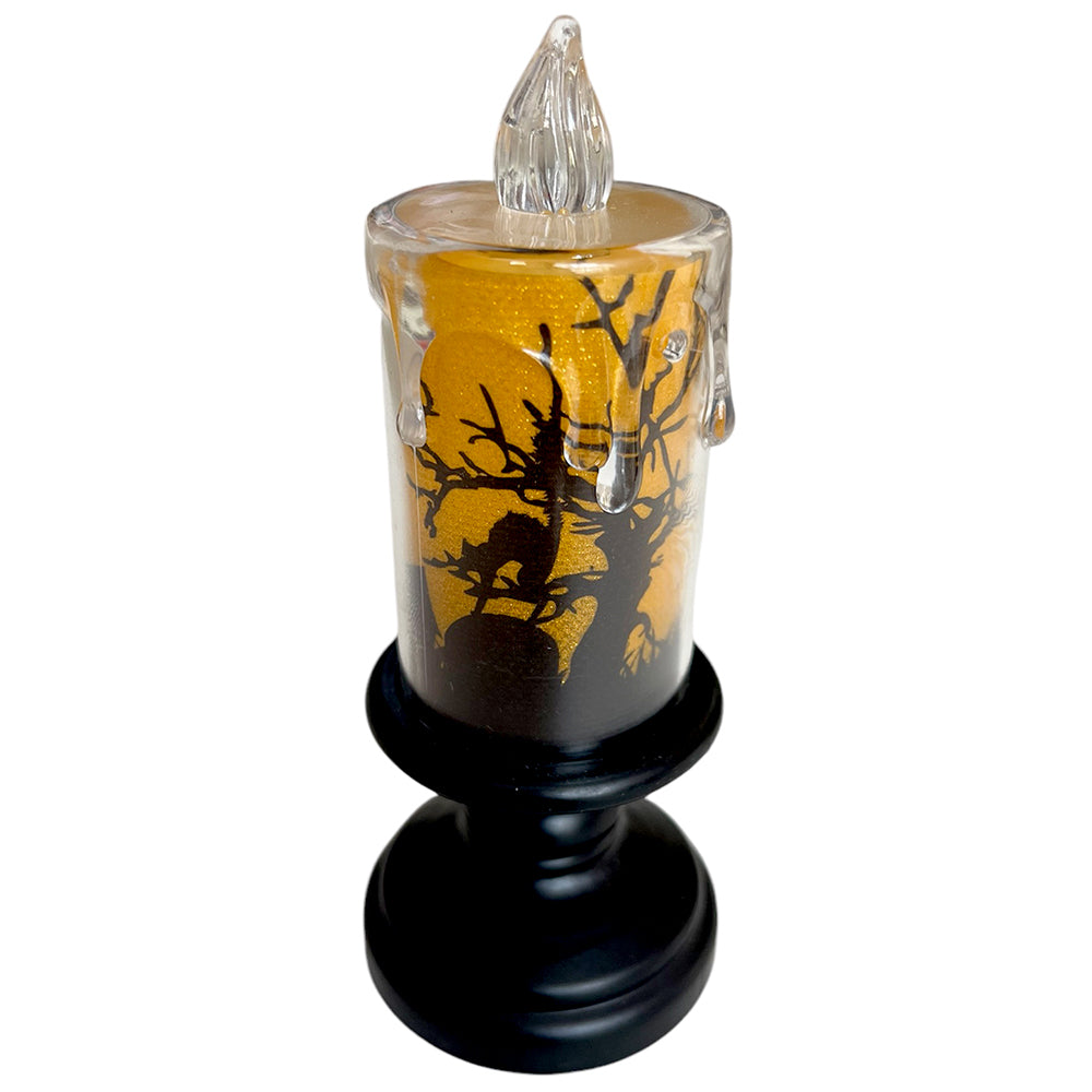Halloween LED Candle with Stand (1 pcs) Party wholesale hub