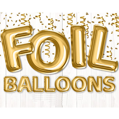 16" Foil Alphabet Balloons - Gold Party Wholesale, India