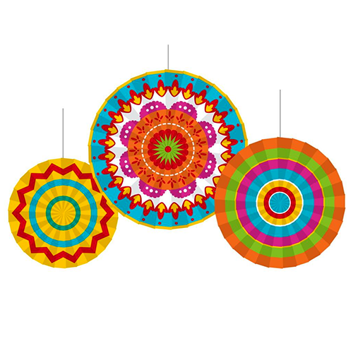 Decorative Paper Fans & Wall Hangings