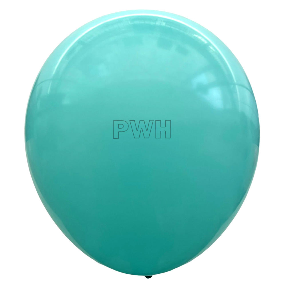 Premium 12 Inch Macaron Turquoise Pastel Latex Balloons Pack of 100 for Birthday, Wedding, Baby Shower, Balloon Arch and Wholesale Party Decoration Supplies
