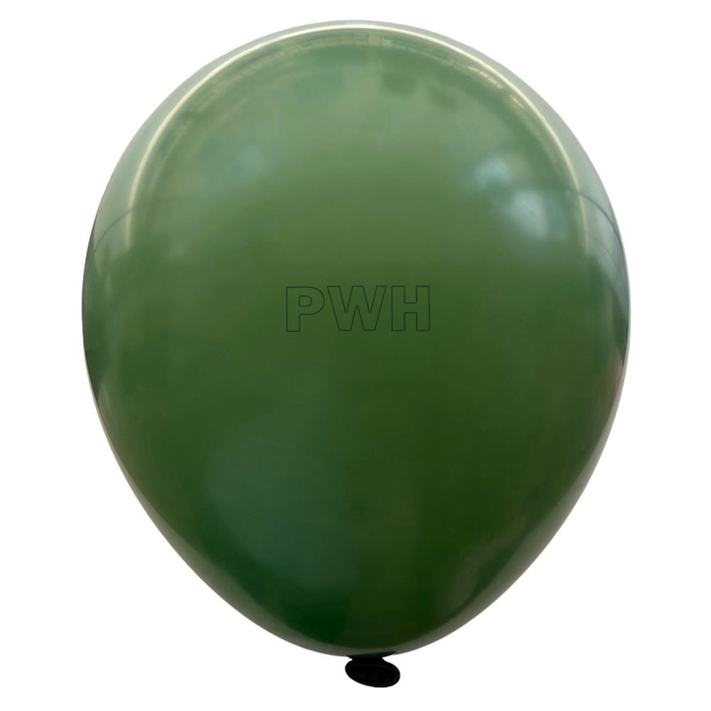 Premium 12 Inch Standard Avocado Green Natural Latex Balloons Pack of 100 for Jungle Theme, Wedding, Birthday, Balloon Arch and Wholesale Party Decoration Supplies