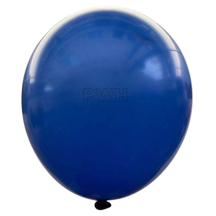 Premium 12 Inch Standard Blue Natural Latex Balloons Pack of 100 for Birthday, Wedding, Baby Shower, Balloon Arch and Wholesale Party Decoration Supplies