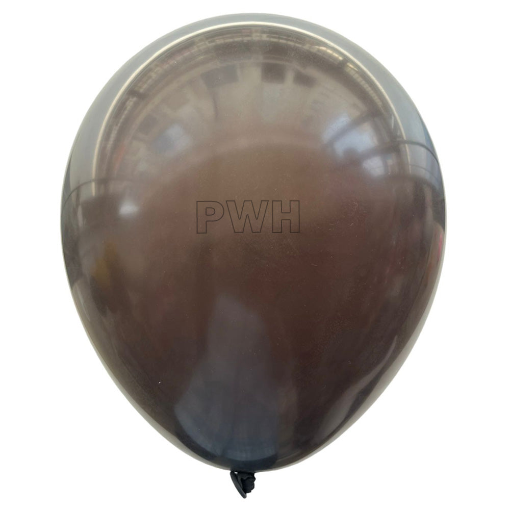Premium 12 Inch Standard Chocolate Brown Natural Latex Balloons Pack of 100 for Jungle Theme, Birthday, Wedding, Balloon Arch and Wholesale Party Decoration Supplies