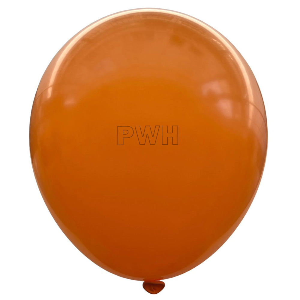 Premium 12 Inch Standard Orange Natural Latex Balloons Pack of 100 for Birthday, Wedding, Baby Shower, Balloon Arch and Wholesale Party Decoration Supplies