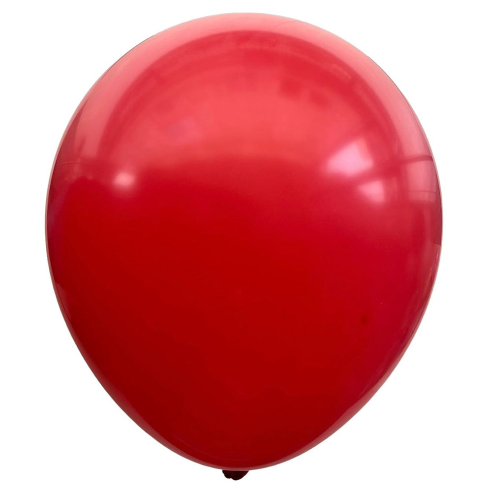 12" Standard Latex Balloons - Red - Isolated- Party Wholesale Hub