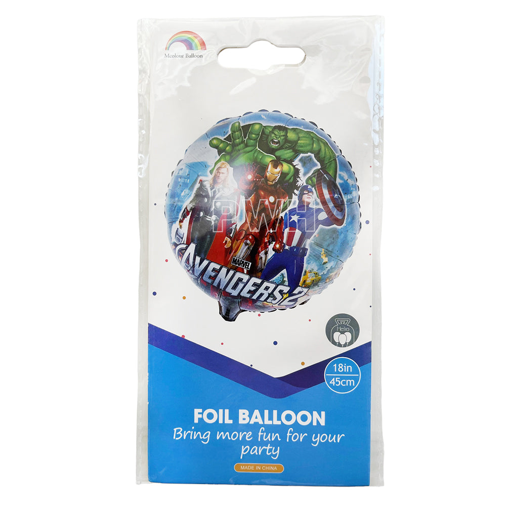 18" Avengers Printed Foil Balloon