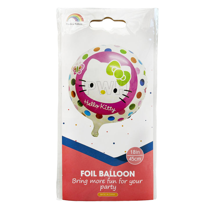 18" Hello Kitty Theme Foil Balloon