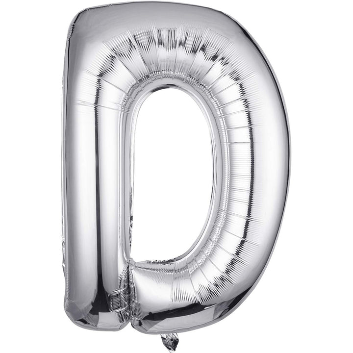 32-inch silver foil alphabet balloons A to Z for birthdays, parties, events and Personalised balloon decorations