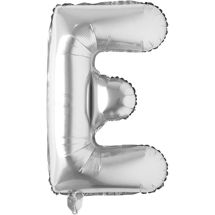 32-inch silver foil alphabet balloons A to Z for birthdays, parties, events and Personalised balloon decorations