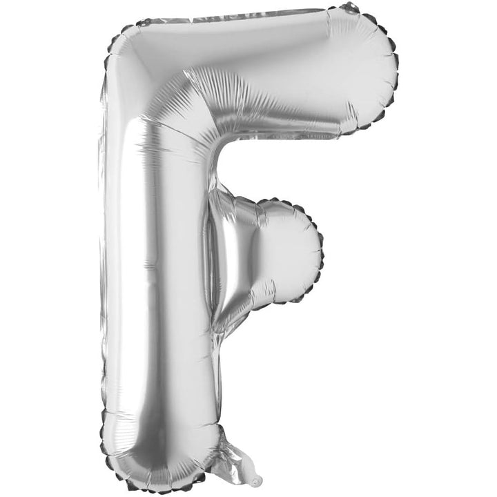 32-inch silver foil alphabet balloons A to Z for birthdays, parties, events and Personalised balloon decorations