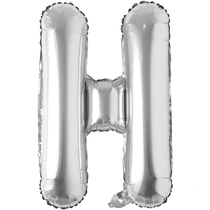 32-inch silver foil alphabet balloons A to Z for birthdays, parties, events and Personalised balloon decorations