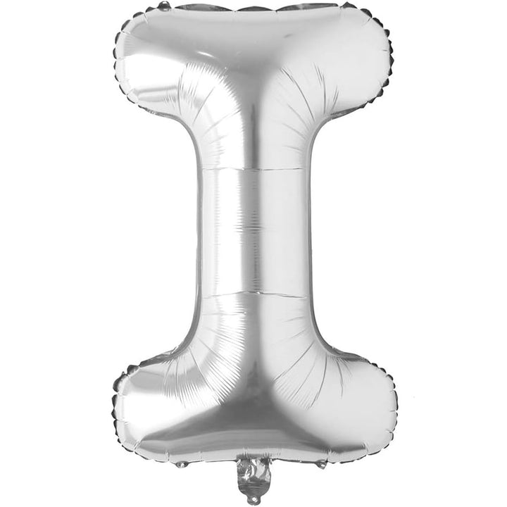 32-inch silver foil alphabet balloons A to Z for birthdays, parties, events and Personalised balloon decorations