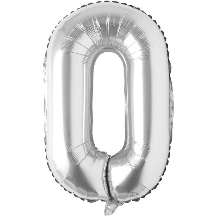 32-inch silver foil alphabet balloons A to Z for birthdays, parties, events and Personalised balloon decorations