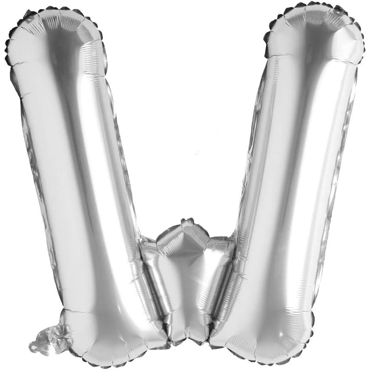 32-inch silver foil alphabet balloons A to Z for birthdays, parties, events and Personalised balloon decorations