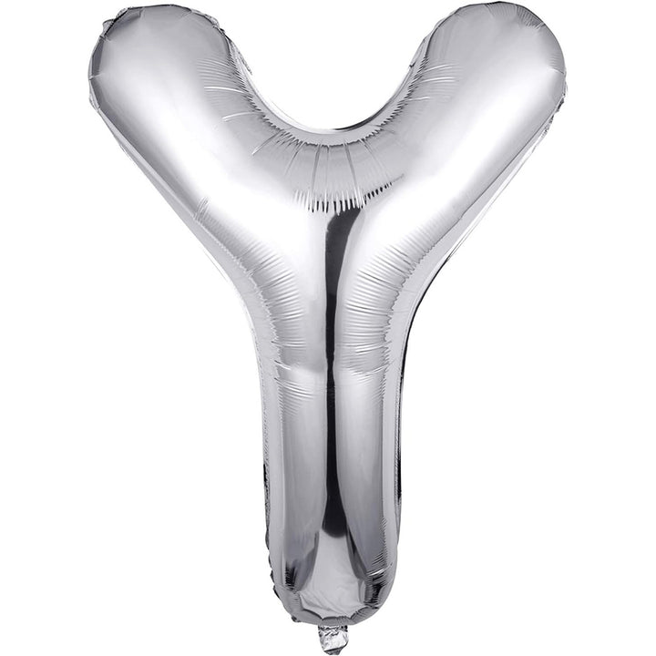 32-inch silver foil alphabet balloons A to Z for birthdays, parties, events and Personalised balloon decorations