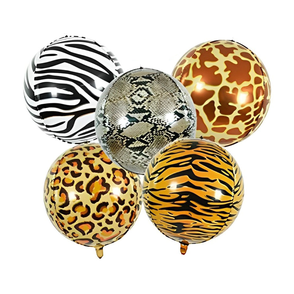 Animal Print Jungle Theme Foil Balloon - Party wholesale hub