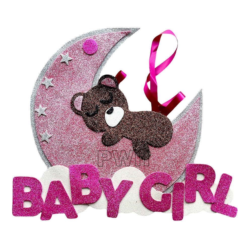 Baby Boy/Girl Over The Moon Eva Wall Hanging