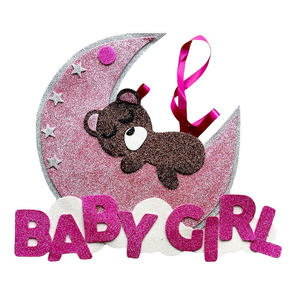 Baby Boy/Girl Over The Moon Eva Wall Hanging
