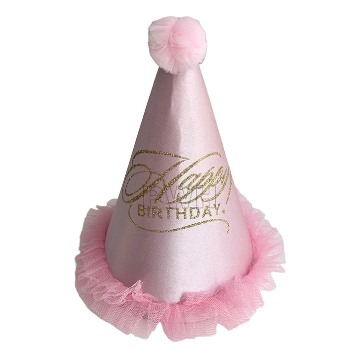Birthday Satin Party Caps - Assorted Colors