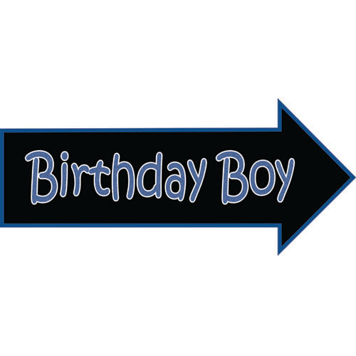 Birthday Boy Photo Booth Placard - Party Wholesale Hub