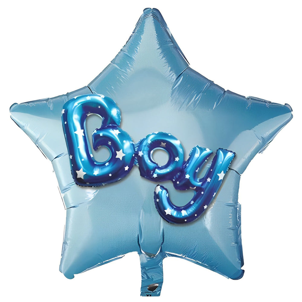 Boy Star Multi Balloon Supershape Foil Balloon - Party wholesale hub