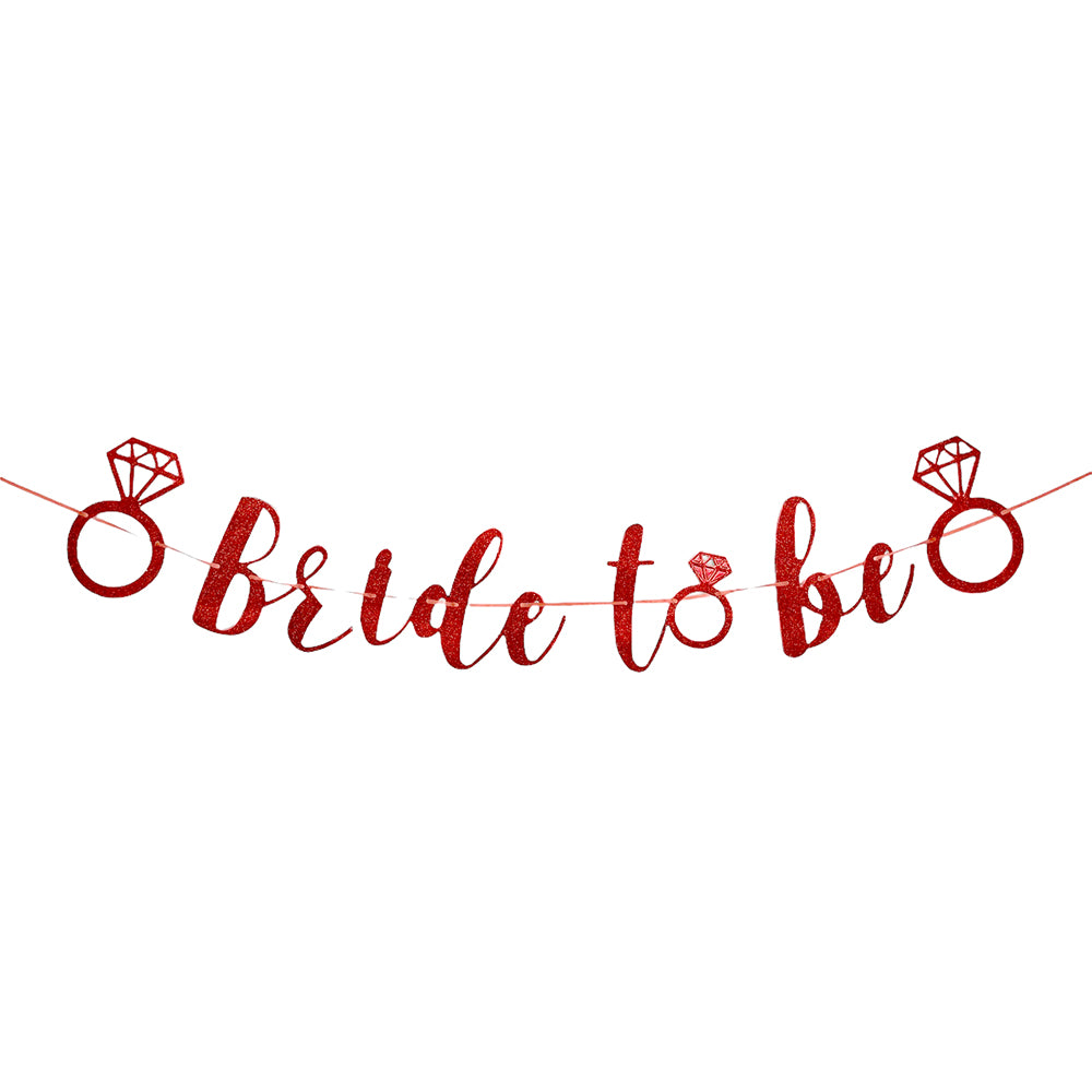 Bride to Be Cursive Paper Wall Banner - Party wholesale hub