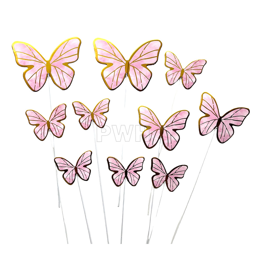 Butterflies Cake Topper Set