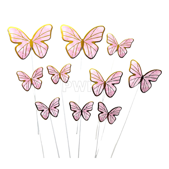 Butterflies Cake Topper Set