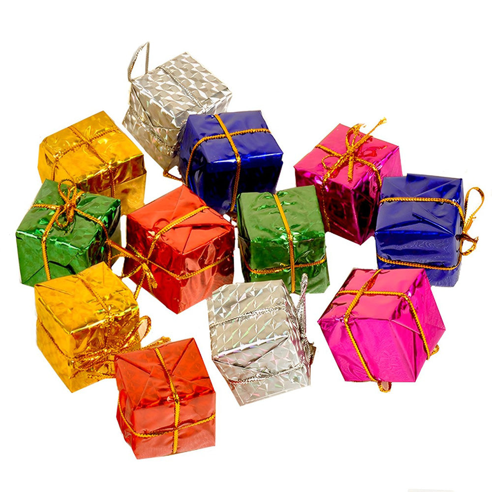 Christmas Tree Hanging Gift Box Ornaments [6 Pcs] - Party wholesale hub