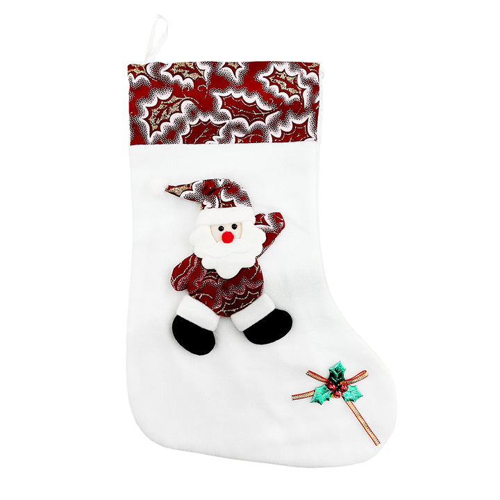 Christmas Santa Decorative Stocking Hanging - Party wholesale hub