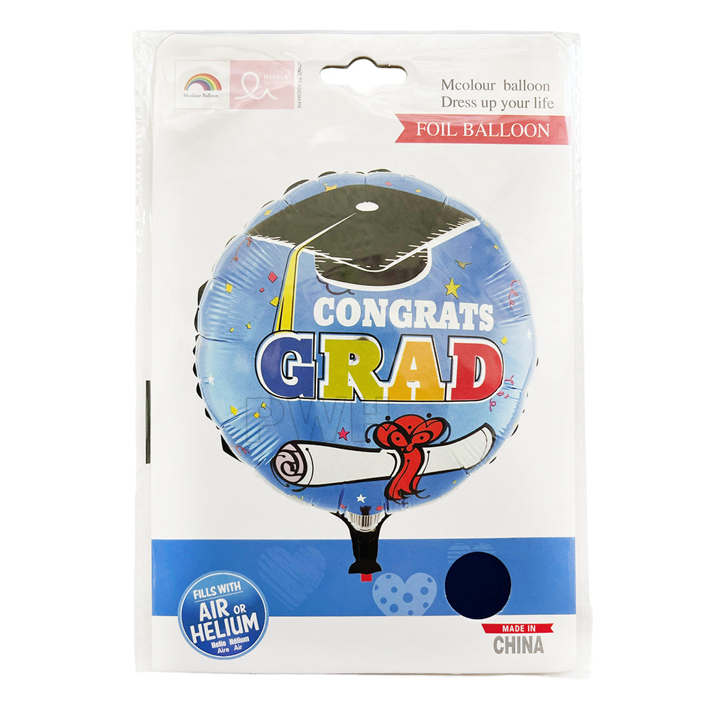 Congrats Grad Printed Foil Balloon