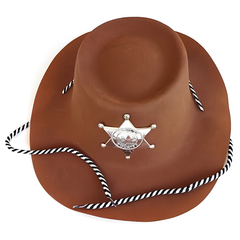 Cowboy Hat with Badge - Party wholesale hub