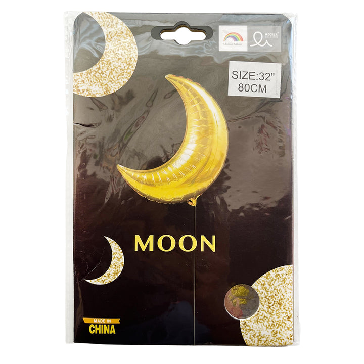 Crescent Moon Shaped Foil Balloon-Assorted Colors Party wholesale hub