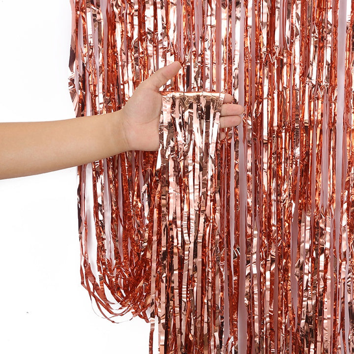 FOIL CURTAINS 6 Feet..Party wholesale hub