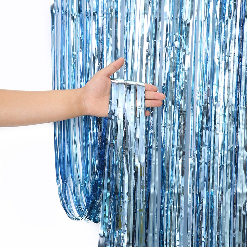 FOIL CURTAINS 6 Feet..Party wholesale hub