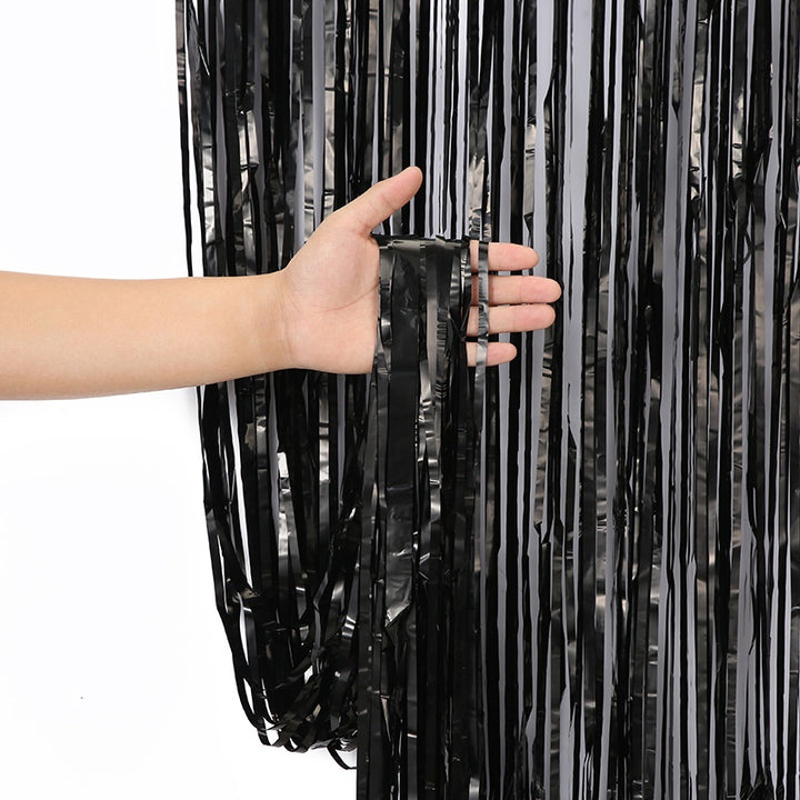 FOIL CURTAINS 6 Feet..Party wholesale hub