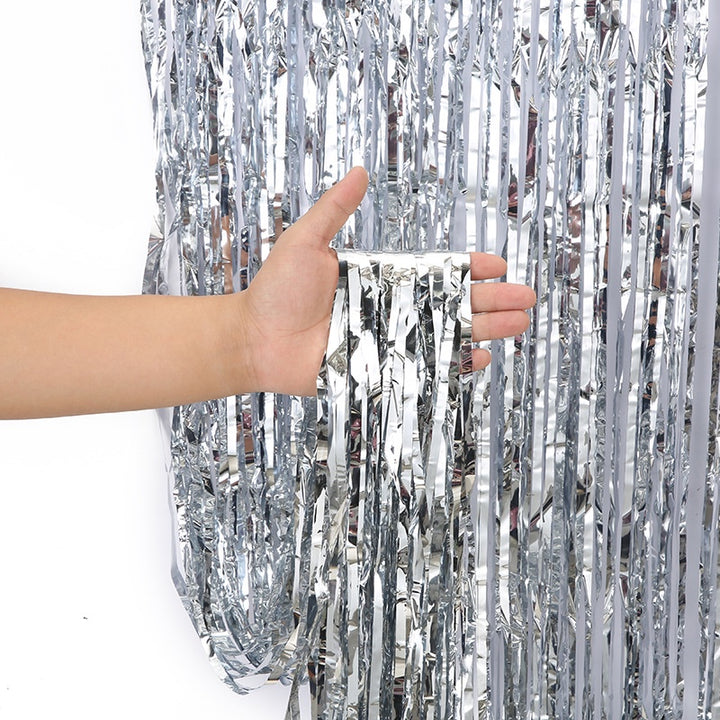 FOIL CURTAINS 6 Feet..Party wholesale hub