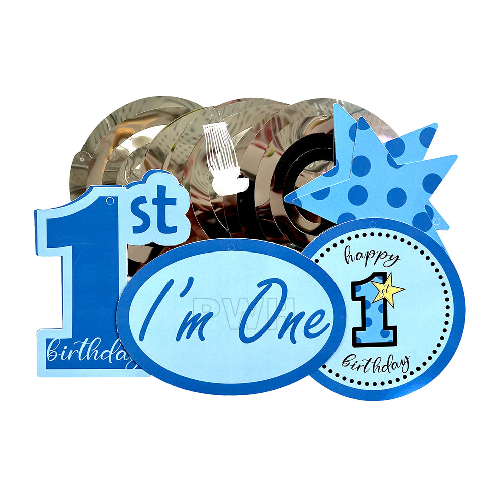 First Birthday Swirls Decorations