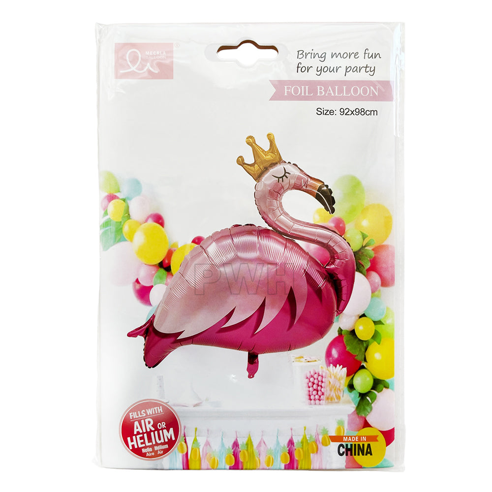Flamingo Shaped Foil Balloon