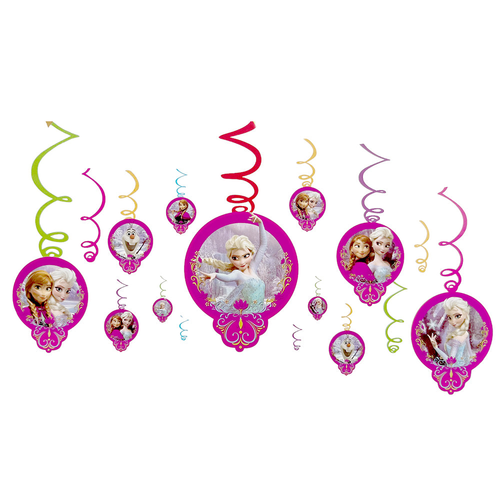 Frozen Hanging Swirls [6 Pcs] - Party wholesale hub