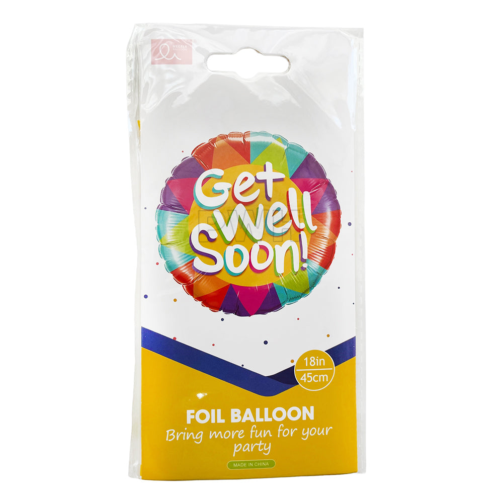 18" Get Well Soon Foil Balloon