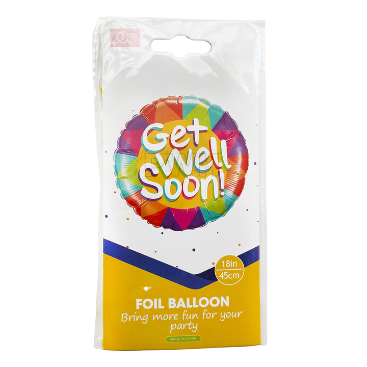 18" Get Well Soon Foil Balloon