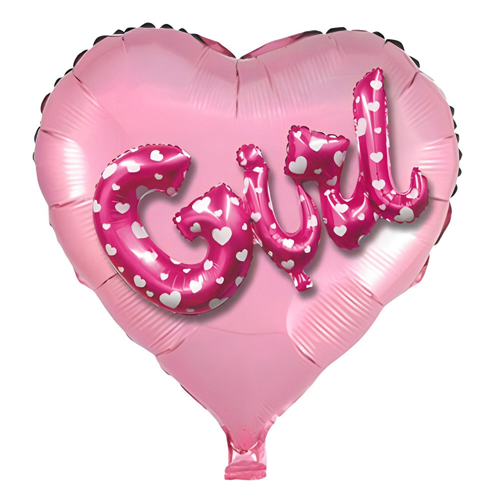 Girl Heart Multi Balloon Supershape Foil Balloon - Party wholesale hub