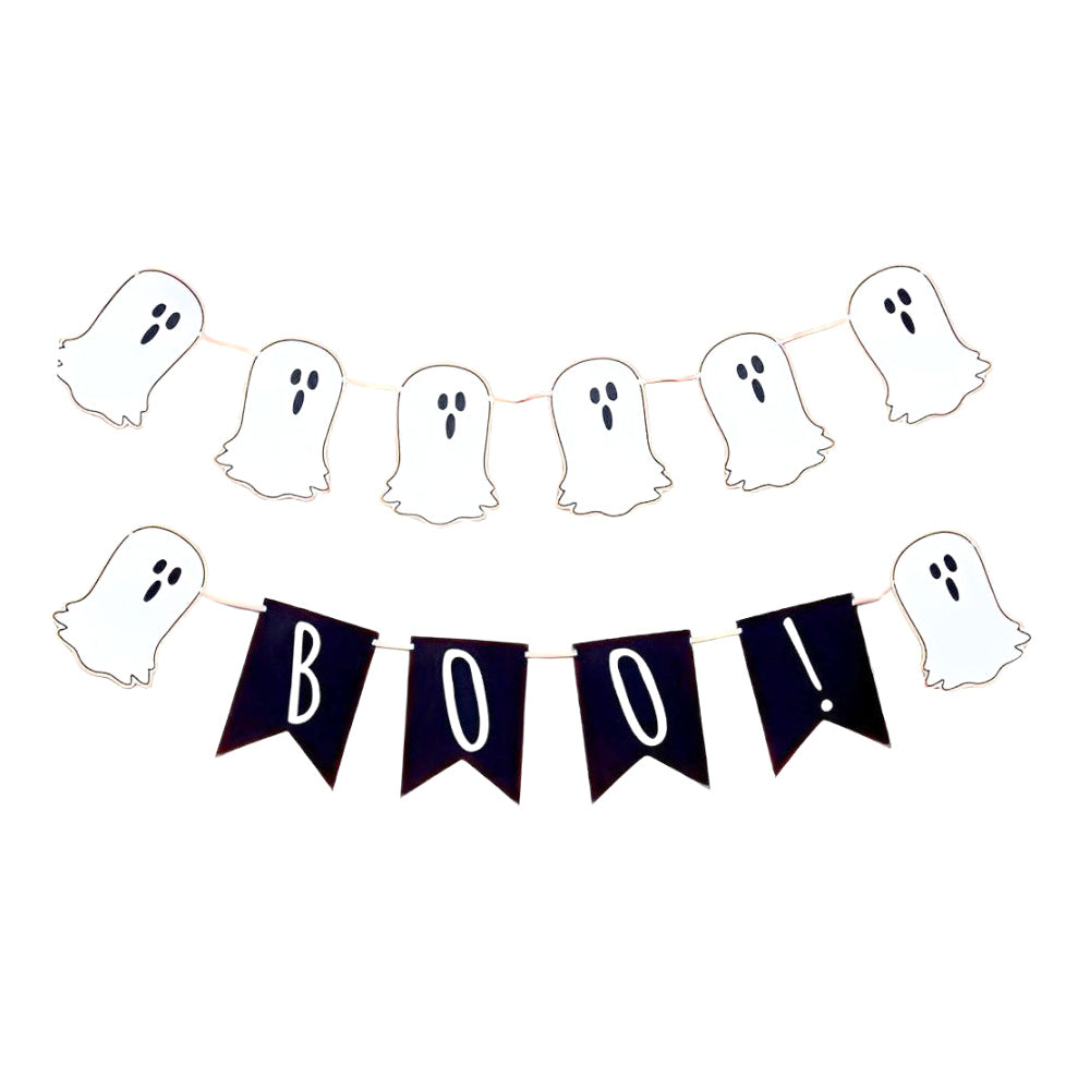 Halloween Boo Ghost Banner - Party wholesale hub