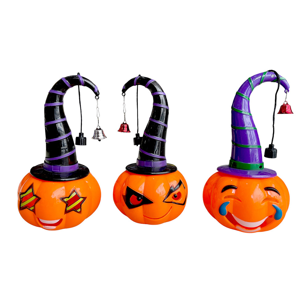 Halloween Bucket & Wand with Light and Music (20 cm)   Party wholesale hub