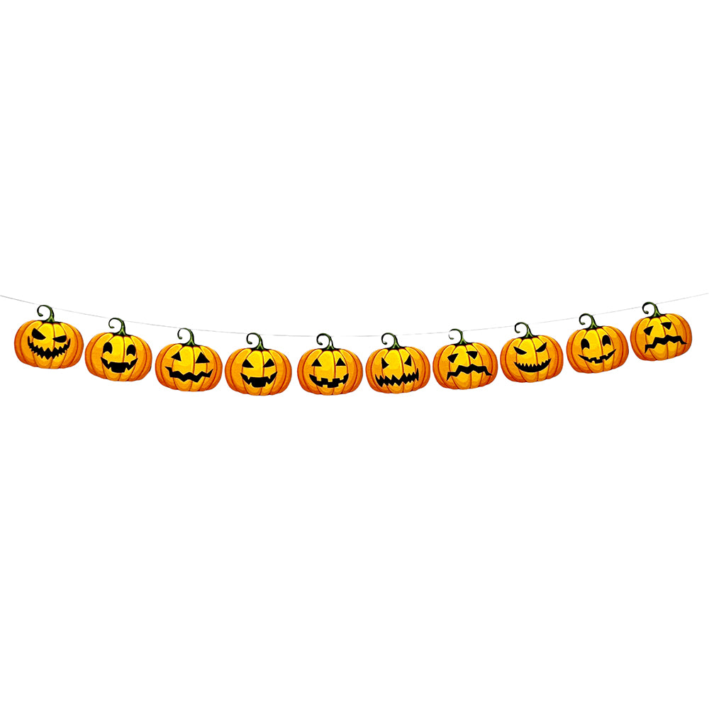 Halloween Pumpkin Banner - Party wholesale hub