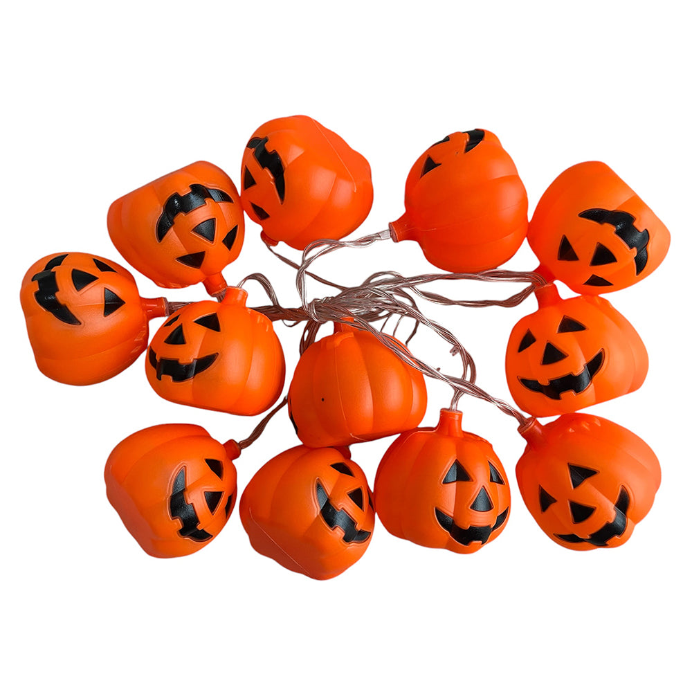 Halloween Pumpkin Shape LED String Lights (10 Pcs) - Party wholesale hub